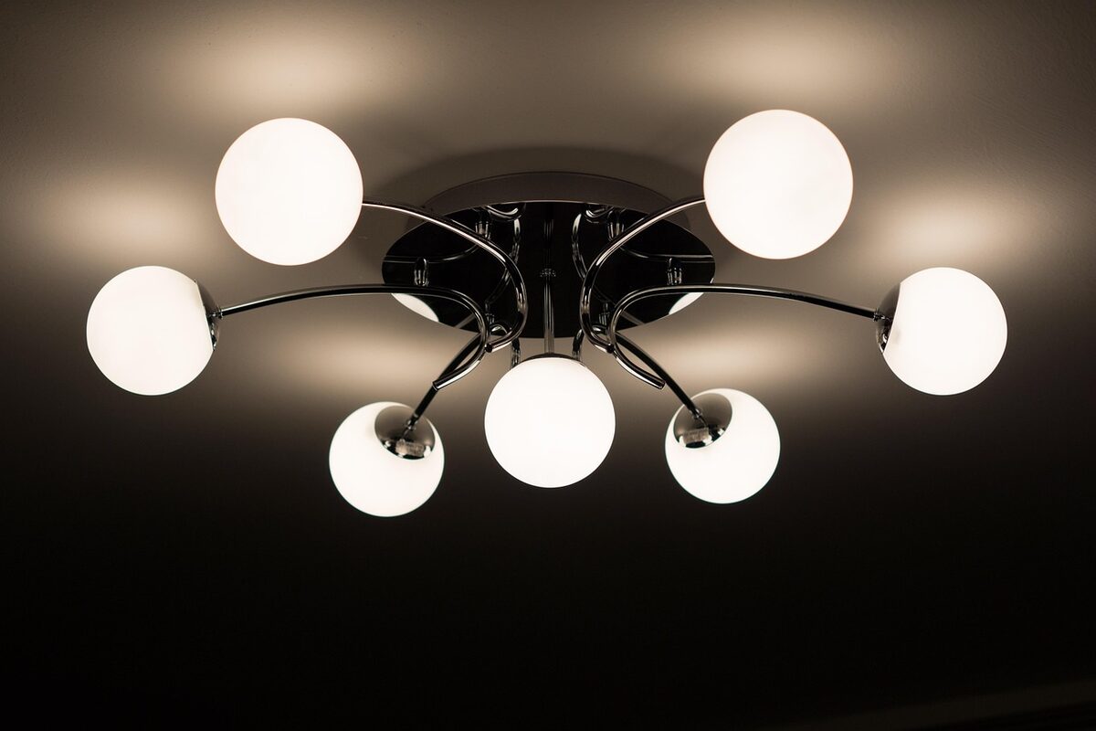 Modern lighting and wiring after a house rewire in Lincoln